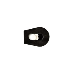 Зажим для шнура 4 мм KL  Чёрный + Белый (поштучно)  в Нефтекамске
