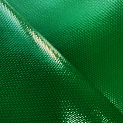 Ткань ПВХ 600 гр/м2 плотная, Зелёный (Ширина 150см), на отрез  в Нефтекамске
