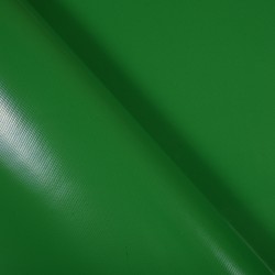 Ткань ПВХ 450 гр/м2, Зелёный (Ширина 160см), на отрез  в Нефтекамске