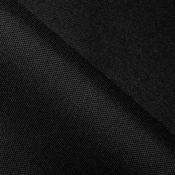 Ткань Оксфорд 600D PU, Черный (на отрез)  в Нефтекамске
