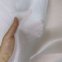 Сетка 3D трехслойная Air mesh 160 гр/м2, цвет Белый (на отрез)  в Нефтекамске