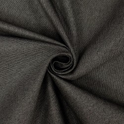 Ткань Рогожка (мебельная), цвет Тёмно-Серый (на отрез)  в Нефтекамске