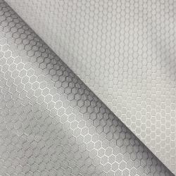 Ткань Оксфорд 300D PU Рип-Стоп СОТЫ, цвет Светло-Серый (на отрез)  в Нефтекамске