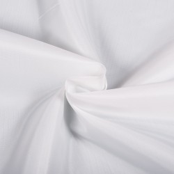 Ткань подкладочная Таффета 190Т, цвет Белый (на отрез)  в Нефтекамске