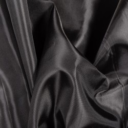 Ткань подкладочная Таффета 190Т, цвет Черный (на отрез)  в Нефтекамске