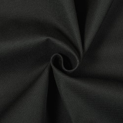 Ткань смесовая Канвас 35/65, цвет Черный (на отрез)  в Нефтекамске