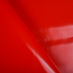 Ткань ПВХ 450 гр/м2, Красный (на отрез)  в Нефтекамске