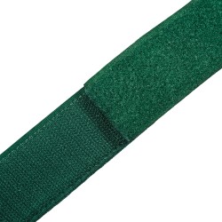 Контактная лента 40мм (38мм) цвет Зелёный (велькро-липучка, на отрез)  в Нефтекамске