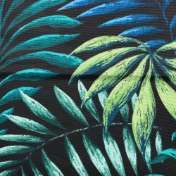 Интерьерная ткань Дак (DUCK), принт &quot;Тропические листья&quot; (на отрез)  в Нефтекамске