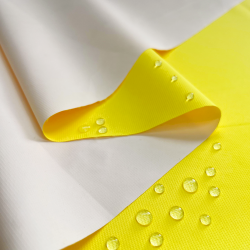 Водонепроницаемая Дышащая Мембранная ткань PU 10'000, цвет Жёлтый (на отрез)  в Нефтекамске
