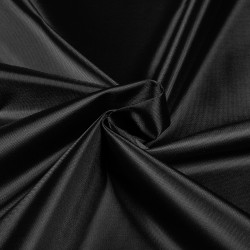 *Ткань Оксфорд 210D PU, цвет Черный (на отрез)  в Нефтекамске