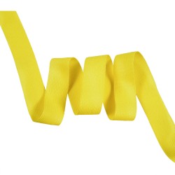 Окантовочная лента-бейка, цвет Жёлтый 22мм (на отрез)  в Нефтекамске
